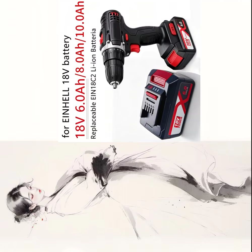 Power Xchange Tools - 6/8/10Ah 용량의 Einhell X-Change 공구용 배터리.