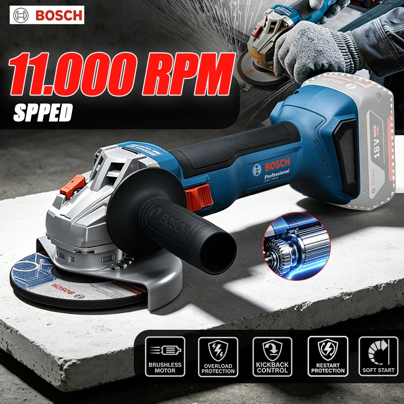 BOSCH GWS 18V-8 무선 앵글 그라인더 18V - Power Tools Professional 리뷰 및 가격